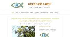 Desktop Screenshot of kidslifekamp.org